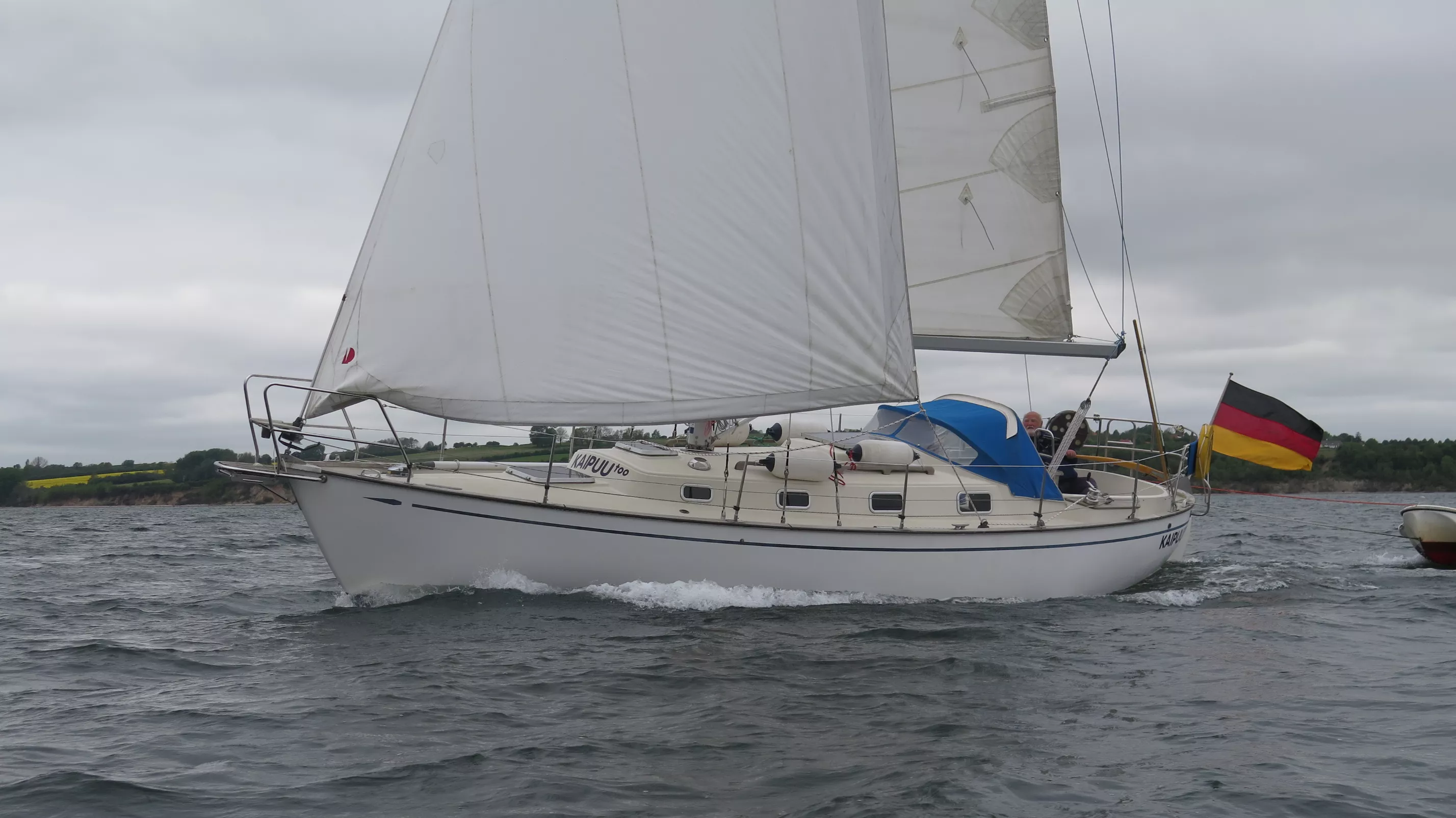 Kaipuu too unter Segeln vor Sonderburg